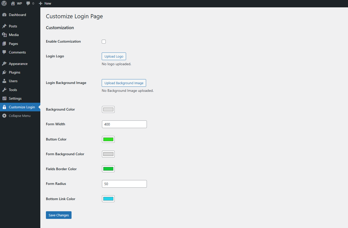 All in One Login Styler